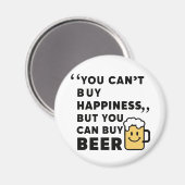 Kaufen Sie Bier, Kaufen Sie Glück !! Magnet (Vorderseite/Rückseite)