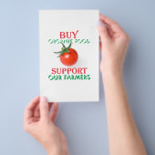 Kaufen Sie Bio Lebensmittel Flyer (Handgriff)