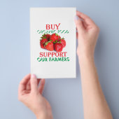 Kaufen Sie Bio Lebensmittel Flyer (Handgriff)