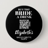 Kaufen Sie Brie A Drink Junggeselinnen-Abschied QR Button (Vorderseite)