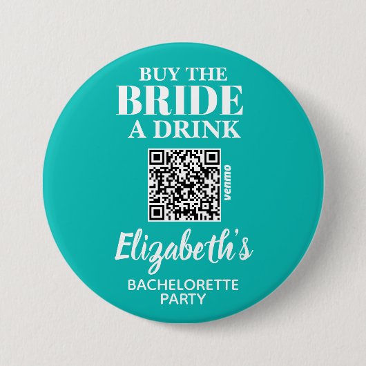 Kaufen Sie Brie A Drink Junggeselinnen-Abschied QR Button (Vorderseite)