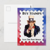 Kaufen Sie Briefmarke Rett der Post Postkarte (Vorne/Hinten)