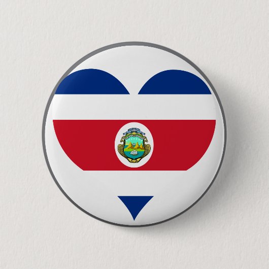 Kaufen Sie Costa Rica Flagge Button (Vorderseite)