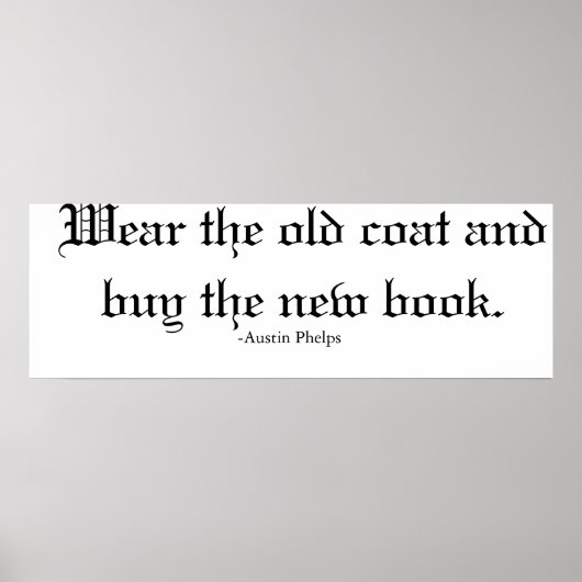 Kaufen Sie das neue Buch. Poster (Vorne)