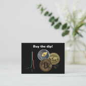 Kaufen Sie das Tauchen! Visitenkarte (Stehend Vorderseite)