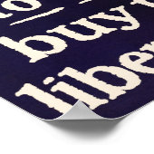 Kaufen Sie das Vintage-Poster der Freiheitsanleihe Poster (Ecke)