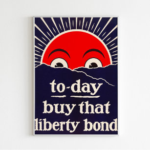 Kaufen Sie das Vintage-Poster der Freiheitsanleihe Poster