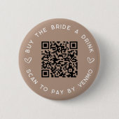 Kaufen Sie den Bride a Drink Junggeselinnen-Abschi Button (Vorderseite)