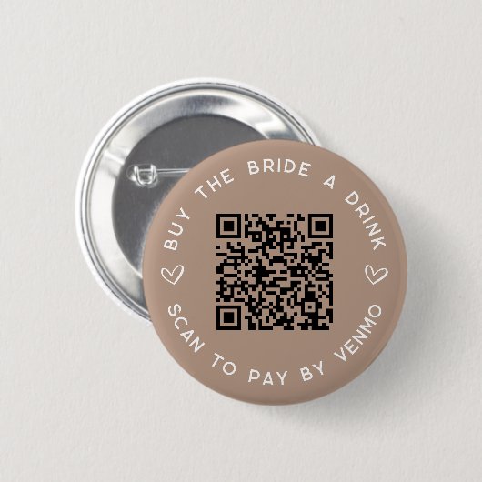Kaufen Sie den Bride a Drink Junggeselinnen-Abschi Button (Vorne & Hinten)