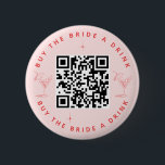 Kaufen Sie den Bride a Drink Junggeselinnen-Abschi Button<br><div class="desc">Vergessen Sie nicht,  die QR-Knöpfe "Buy the Bride a Drink" für Ihren Junggeselinnen-Abschied zu kaufen! Entspricht unserem Retro Cocktail Junggeselinnen-Abschied Thema. Bearbeiten Sie den QR-Code einfach mit Ihrem eigenen.</div>