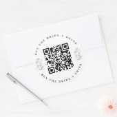 Kaufen Sie den Bride a Drink Junggeselinnen-Abschi Runder Aufkleber (Umschlag)