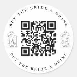 Kaufen Sie den Bride a Drink Junggeselinnen-Abschi Runder Aufkleber