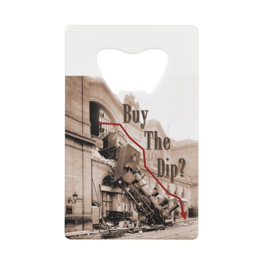 Kaufen Sie den Dip Stock Market Spaß Geldkarten Flaschenöffner (Vorderseite)