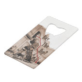 Kaufen Sie den Dip Stock Market Spaß Geldkarten Flaschenöffner (Vorderseite Schrägansicht)