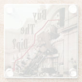 Kaufen Sie den Dip Stock Market Spaß Glasuntersetzer (Rückseite)