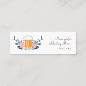 Kaufen Sie der Braut ein Bierbachelorette Mini Visitenkarte (Vorderseite)