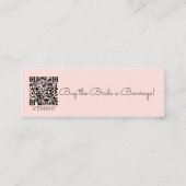 Kaufen Sie der Braut ein Bierbachelorette Mini Visitenkarte (Rückseite)