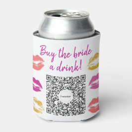 Kaufen Sie die Braut ein Drink QR-Junggeselinnen-A Dosenkühler