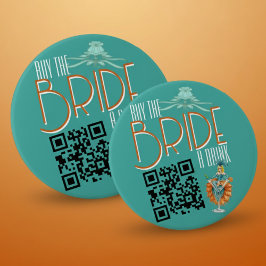 Kaufen Sie die Braut ein Drink Showgirl Bacheloret Button