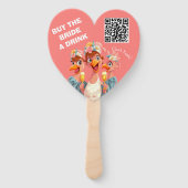 Kaufen Sie die Braut ein Getränk - individuell anp Fächer (Vorderseite)