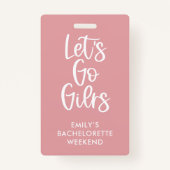 Kaufen Sie die Braut ein Getränk QR Code Rosa Bach Ausweis (Rückseite)