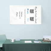 Kaufen Sie die Braut ein Getränk Spende QR Venmo P Banner (Messeveranstaltung)
