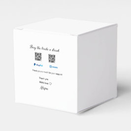 Kaufen Sie die Braut ein Getränk Spende QR Venmo P Geschenkschachtel