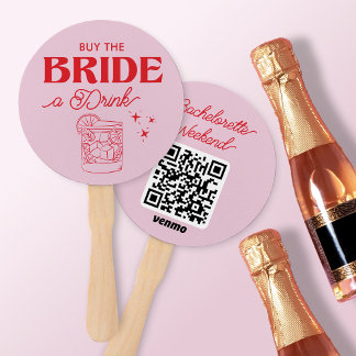 Kaufen Sie die Bride a Drink Bachelorette Fächer