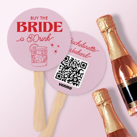Kaufen Sie die Bride a Drink Bachelorette Fächer