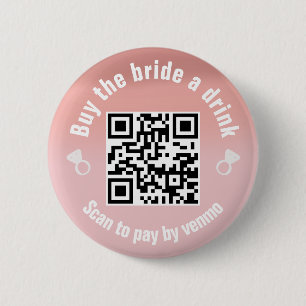 Kaufen Sie die Bride A Drink QR Code Button
