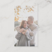 Kaufen Sie die Brille einen Rauch QR-Code Blush Visitenkarte (Rückseite)