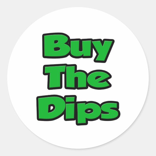 Kaufen Sie die Dips Runder Aufkleber (Vorderseite)