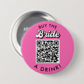 Kaufen Sie die Schaltfläche "Bridge a Drink QR" Button (Vorne & Hinten)