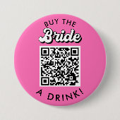 Kaufen Sie die Schaltfläche "Bridge a Drink QR" Button (Vorderseite)