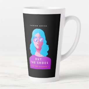 Kaufen Sie die Schuhe lustige Shopping Ratschläge Milchtasse