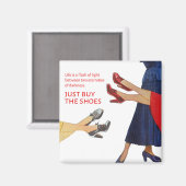 Kaufen Sie die Shoes Vintage Werbung Magnet (Vorderseite/Rückseite)