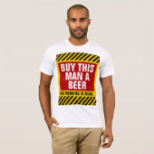 Kaufen Sie diesen Mann eine Bachelor Party T-Shirt (Vorne ganz)