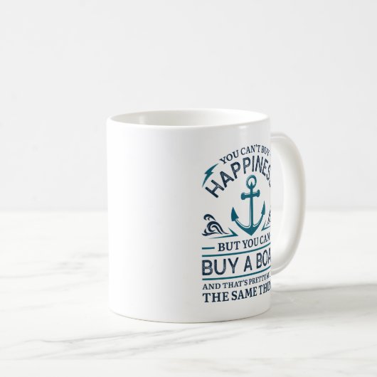 Kaufen Sie ein Boot Kaffeetasse (VorderseiteRechts)
