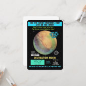 Kaufen Sie ein Ticket zum Mond ! Wohnfläche für Ra Karte (Vorderseite/Rückseite Beispiel)