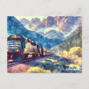 Kaufen Sie eine coole Reise Vintage Colorado Sprin Postkarte