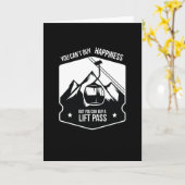 Kaufen Sie einen Lift Pass Skifahren Wintersport Karte (Gelbe Blume)