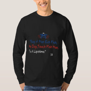 Kaufen Sie einen Mann, der Fisch isst, der tagsübe T-Shirt