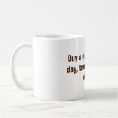 Kaufen Sie einen Mann fressen Fisch T - Shirt Kaffeetasse (Links)