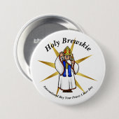 Kaufen Sie einen Priester an einem Bier Day Button (Vorne & Hinten)