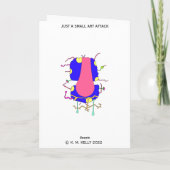 KAUFEN SIE EINFACH EINE NEUE KANDLE - Kunstkarte Dankeskarte (Rückseite)