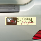 Kaufen Sie Einheimisches, füttern Sie einen Autoaufkleber (Auf Auto)