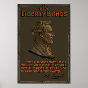 Kaufen Sie Freiheits-Bindungen -- Abraham Lincoln Poster