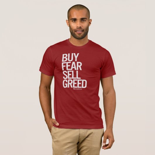 "Kaufen Sie Furcht, das T-Shirt der (Vorne ganz)