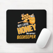 Kaufen Sie Honig und unterstützen Sie den Imker. Mousepad (Mit Mouse)