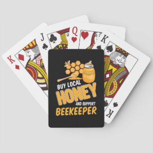 Kaufen Sie Honig und unterstützen Sie den Imker. Spielkarten